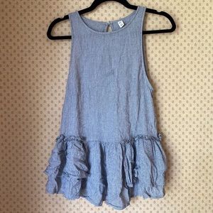 Ruffle tank